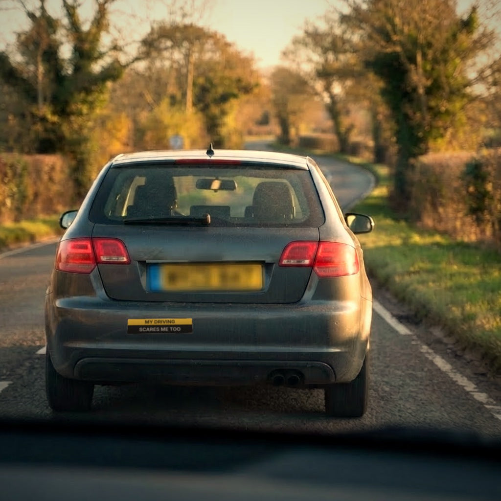 My Driving Scares Me Too – Bumper Sticker